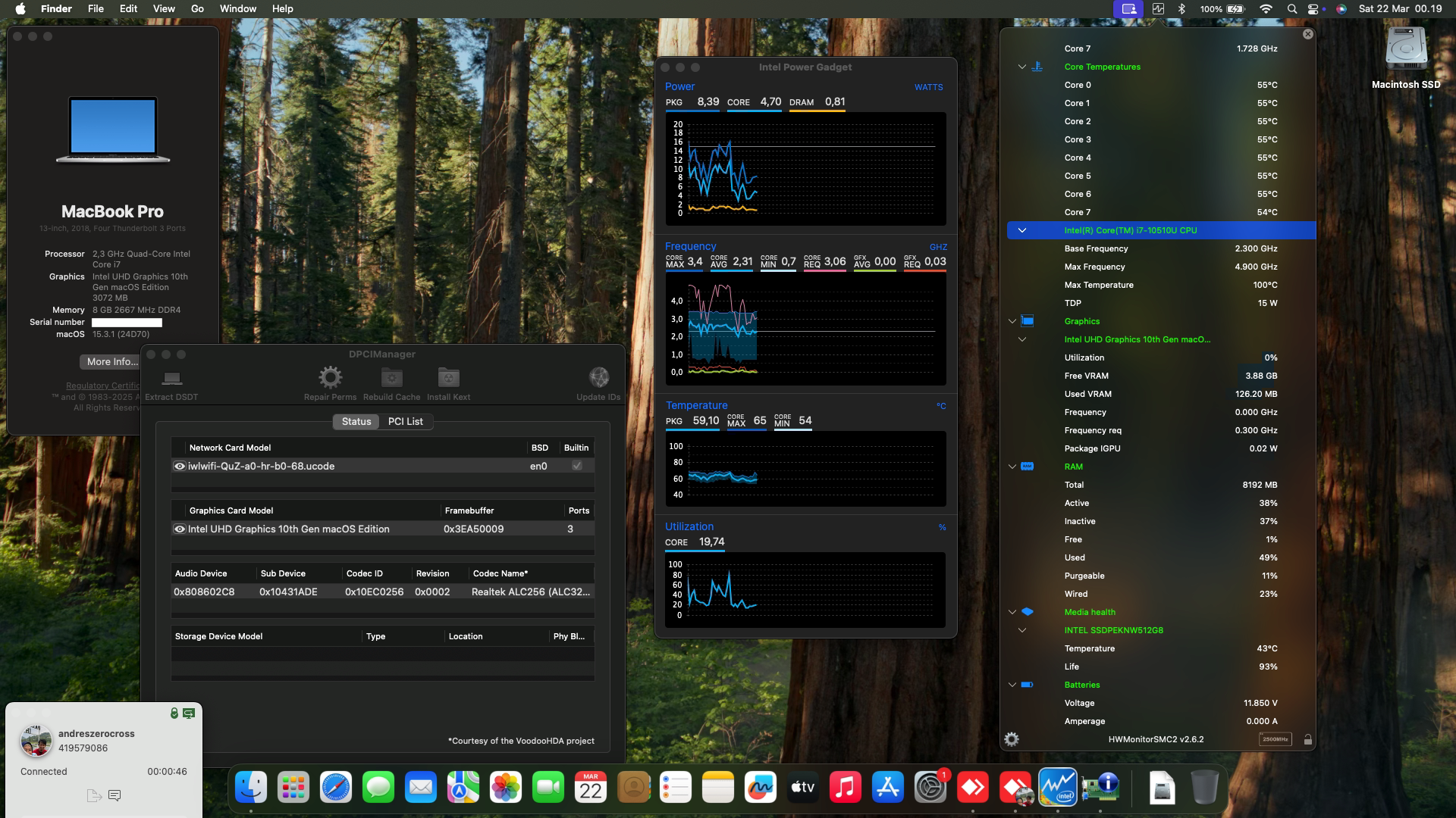 Success Hackintosh macOS Sequoia 15.3.1 Build 24D70 in Asus VivoBook K413F